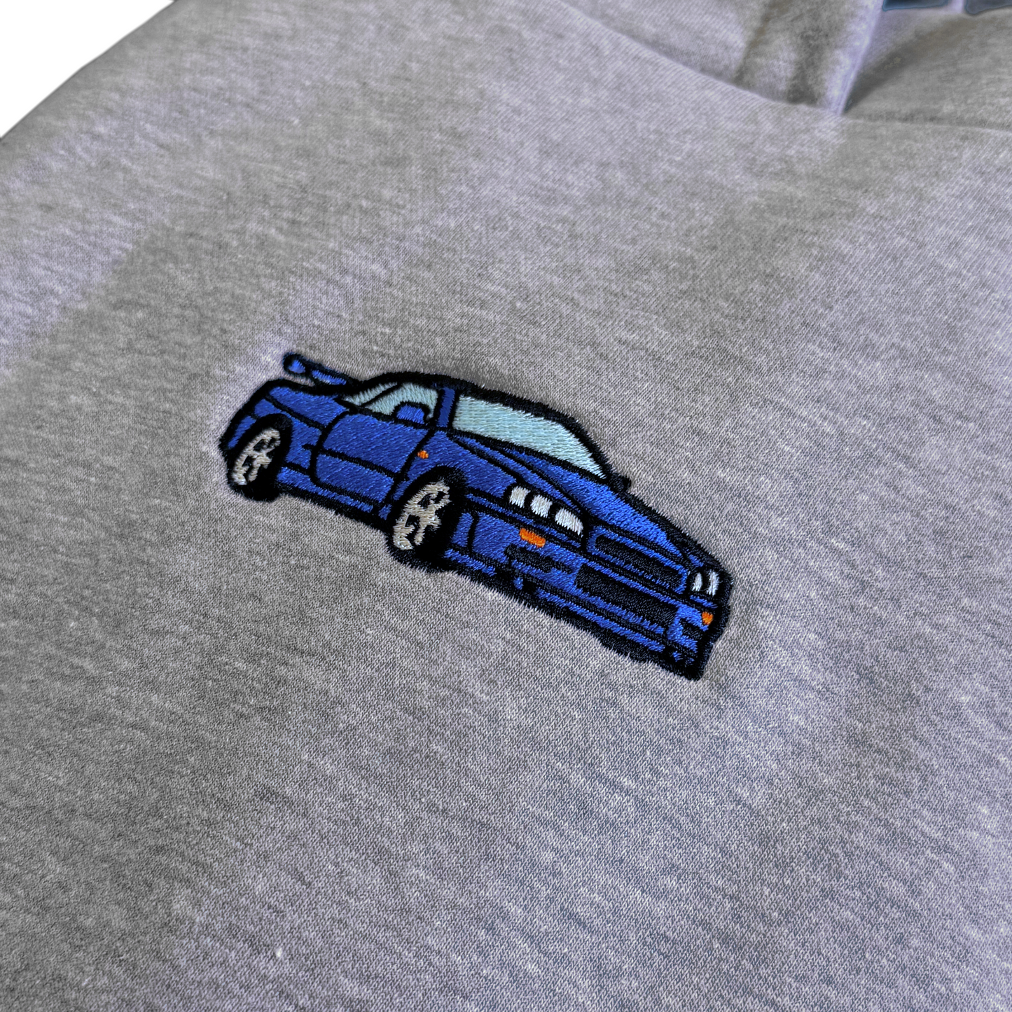GTR R34 Embroidered Grey Hoodie